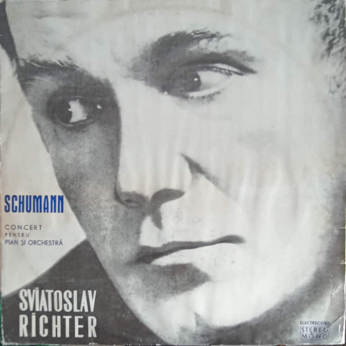 Disc vinil, LP. CONCERT PENTRU PIAN SI ORCHESTRA IN LA MINOR-SCHUMANN-220177