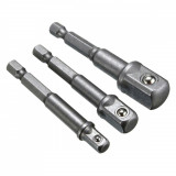 Set 3 adaptoare pentru scule de mana, dimensiunile 1/2, 3/8 si 1/4 FAVLine Selection, Oem