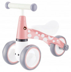 Tricicleta pentru copii EcoToys, model Flamingo, capacitate 20kg, culoare roz foto