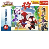 Puzzle Trefl 60 piese Lumea lui Spidey