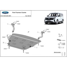 Scut metalic motor Tourneo Courier 2023-prezent