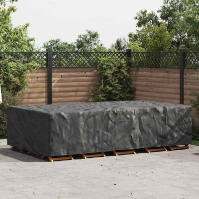 vidaXL Husă pentru mobilier de exterior Negru 315 x 180 x 74 cm 420D 4105865 foto