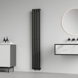 Radiator Nore 160x24cm negru 438W [neu.haus] HausGarden Leisure