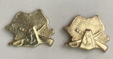 S R 20 - militare - semne de arma - graniceri - comunism - aurii - piesa de colectie!