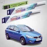 Cumpara ieftin Ștergătoare Kia Ceed I SW Facelift ED 2009-2012 | Set Față și Spate Hibrid &ndash; TeamCar&reg;