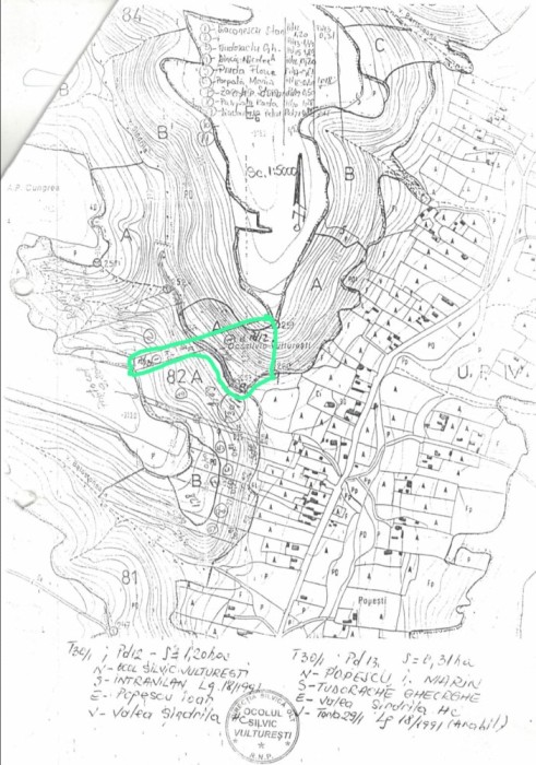 Padure foioase 1.51 ha, sat Spataru, com Cungrea, jud Olt