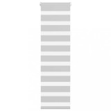 Jaluzea tip zebra gri deschis lățime țesătură 45,9 cm poliester