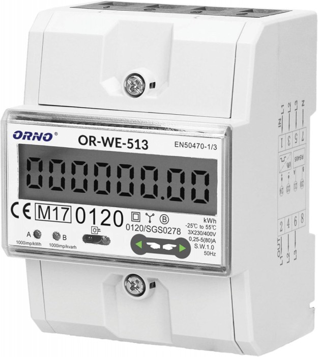 Controler pentru șină DIN 80A IP51