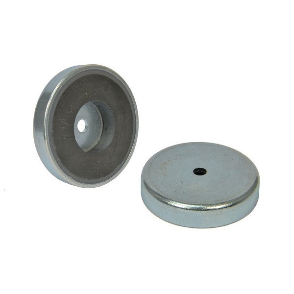 Magnet ferita oala &Oslash;40 mm, cu gaura cilindrica, putere 10 kg