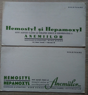 2 reclame medicamente - anii 1930, sugative foto