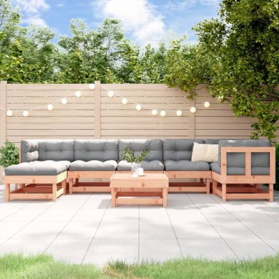 vidaXL Set mobilier de grădină cu perne, 8 piese, lemn masiv douglas 3185848 foto