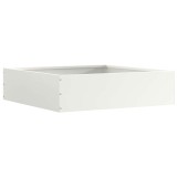 vidaXL Margine pentru gazon Alb 50 x 50 x 13 cm Oțel 874718