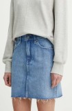 G-Star fustă din denim mini, dreaptă