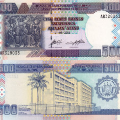 BURUNDI 500 francs 2003 UNC!!!