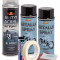 Kit complet reparatie si vopsire jante culoare Negru Metalizat, V2