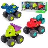 SET VEHICULE DINOZAURI CU SISTEM PULL-BACK, Jucarii Bebe