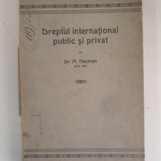 Dreptul international public si privat - Dr.M.Hacman - 1924