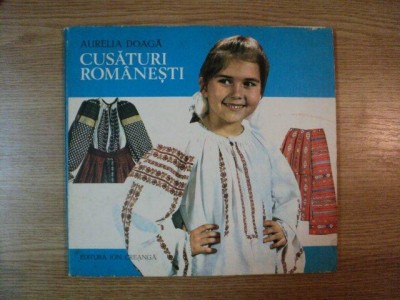 CUSATURI ROMANESTI de AURELIA DOAGA , 1978 foto