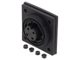 Conector Circular Soclu Mamă 4 PIN 10A 277V BULGIN PXV0766/S Profil Jos