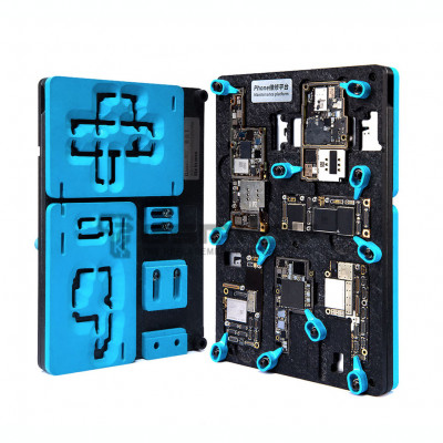Qianli 6in1 Motherboard Fixture for iPhone X, XS, XS Max, 11, 11 Pro, 11 Pro Max foto