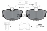 Set placute frana TEXTAR 2322416