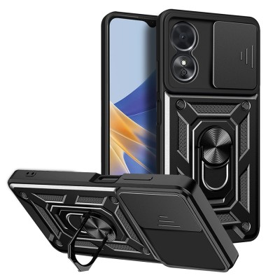 Husa Oppo A17 protectie camera Techsuit CamShield Series, negru foto