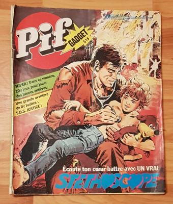 Revista Pif Gadget, nr. 515. In limba fraceza foto