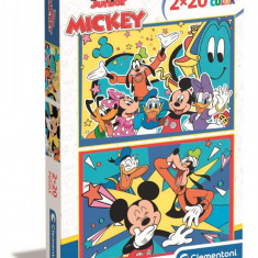 Puzzle Clementoni Disney Mickey Mouse, 2 x 20 piese