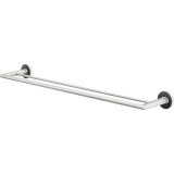 Cumpara ieftin Suport prosop baie TIGER Cooper 2 brațe inox/negru 65.2 cm