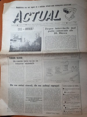 ziarul actual 3-9 aprilie 1990-articolul &amp;quot;SOS ardealul &amp;quot; foto