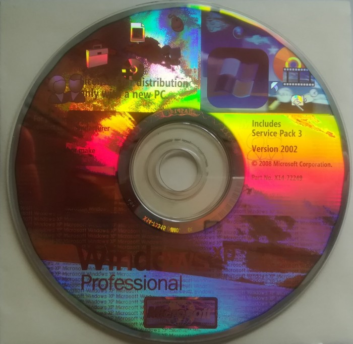 Windows XP Professional SP3 CD ORIGINAL cu CDKEY, Microsoft Okazii.ro