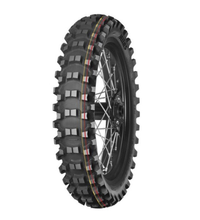 Anvelopa 120 80-19 Mitas Terra Force -MX SM Rear NHS Linie Rosie si Galbena