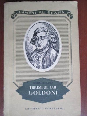 Oameni de seama- Triumful lui Goldoni foto