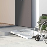 vidaXL Rampă pentru scaunul cu rotile 270 kg Argintiu 92 x 73 x 5 cm 42021095