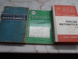 Analiza matematica &amp; culegere de matematici - lot 3 carti