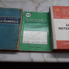 Analiza matematica & culegere de matematici - lot 3 carti