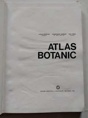 Atlas botanic 1973 foto