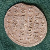 Polonia III GROSCHEN trojak 1595 , argint