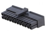 Mufă Micro-Fit 3.0 3mm 24 pini fără contacte