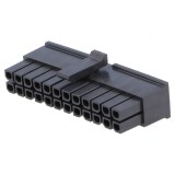 Mufă Micro-Fit 3.0 3mm 24 pini fără contacte