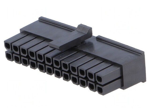 Mufă Micro-Fit 3.0 3mm 24 pini fără contacte