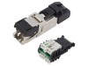 Conector RJ45 Cat6a ecranat - 8p8c ID
