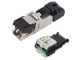 Conector RJ45 Cat6a ecranat - 8p8c ID