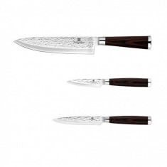 Set de cutite 3 piese, Brown Wood Berlinger Haus BH 2483