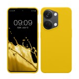 Husa Kwmobile pentru OnePlus Nord 3 5G, Galben, Silicon, 61766.165, Carcasa