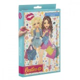 Caiet de pictura cu diamante, Grafix, Besties, A5
