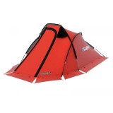 Cort Montan HUSKY Flame 1, 1 Persoană, Impermeabil 7000mm, Ușor 2.5kg, Alpinism, Trekking, Roșu