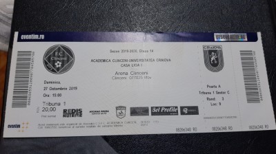Bilet Academica Clinceni - U Craiova foto