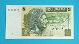 Bancnotă Tunisia (pick 92) 5 Dinars 2008 UNC serie: 9793061