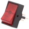 Comutator Rocker SPST ON-OFF 30A/12VDC cu Lumină Roșie